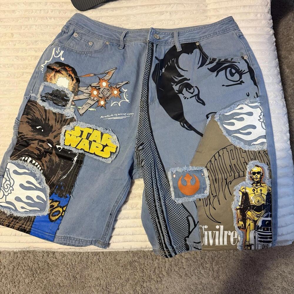 Civil Regime Star Wars Carpenter Shorts Size 34 OS